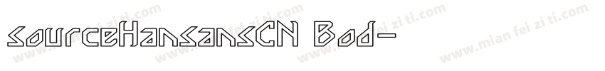 sourceHansansCN Bod字体转换